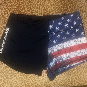 American Flag CrossFit shorts from Born primitive